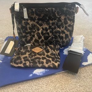 NWT MZ Wallace Metro Scout Crossbody in Animal Print